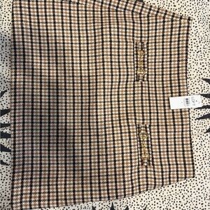 LOFT Brown Plaid Women's Skirt